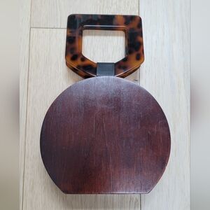 Zara wooden handbag